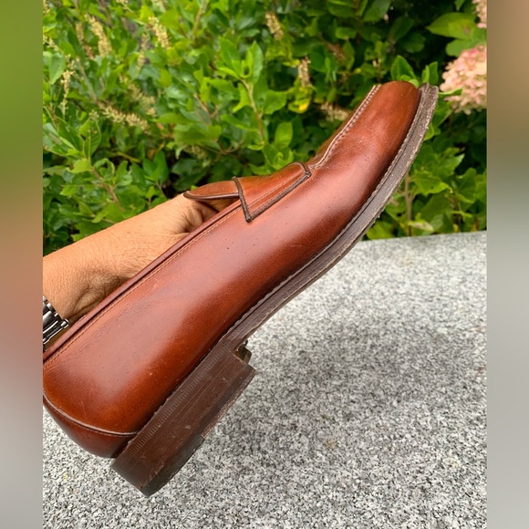 TO BOOT NEW YORK ADAM DERRICK RICH BROWN LEATHER PENNY LOAFER, ITALY, 10 - Picture 4 of 16